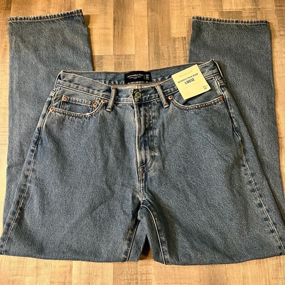 Abercrombie and Fitch Loose fit jeans